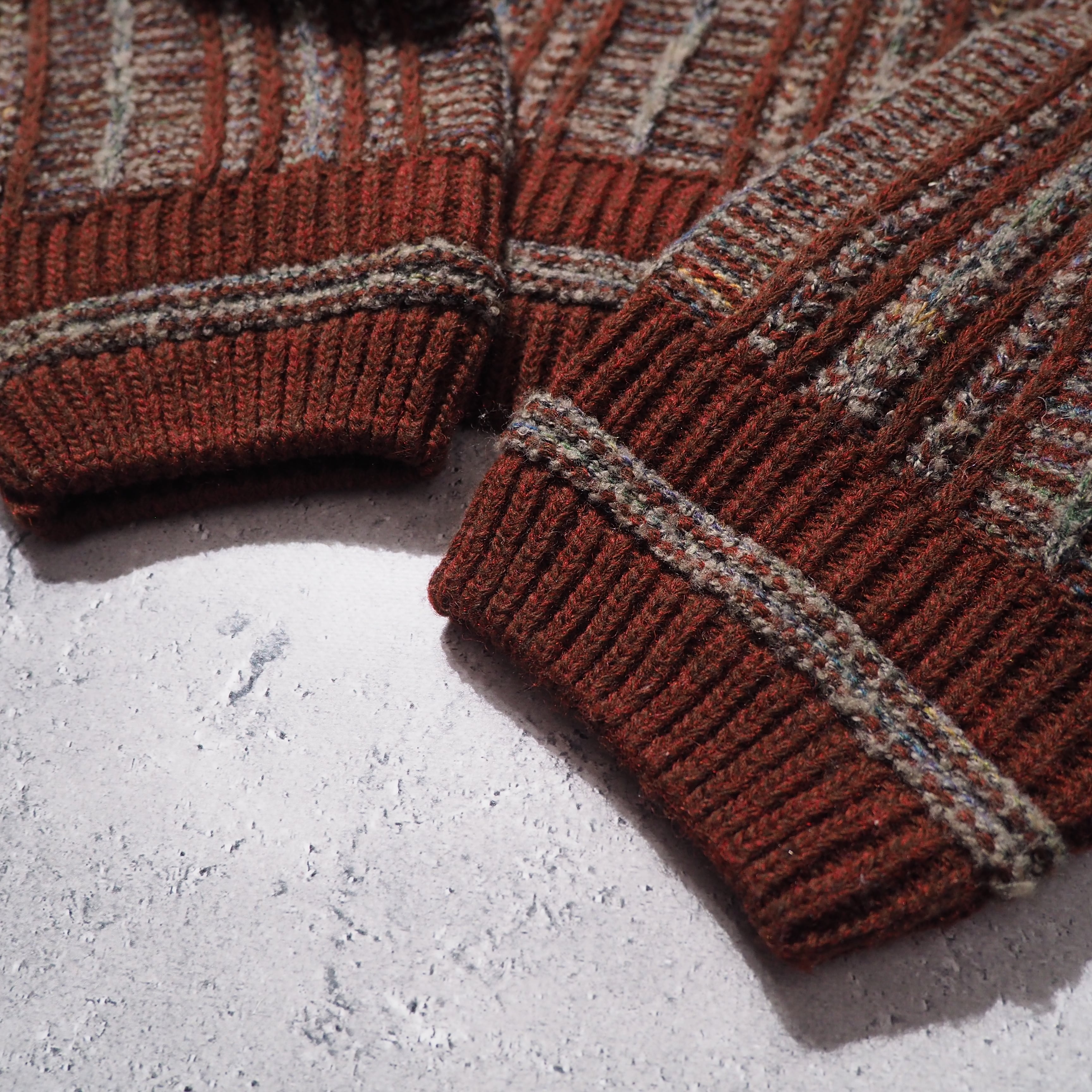 " Nicole St Gilles " vintage High neck Half zip knit (made in Italy)