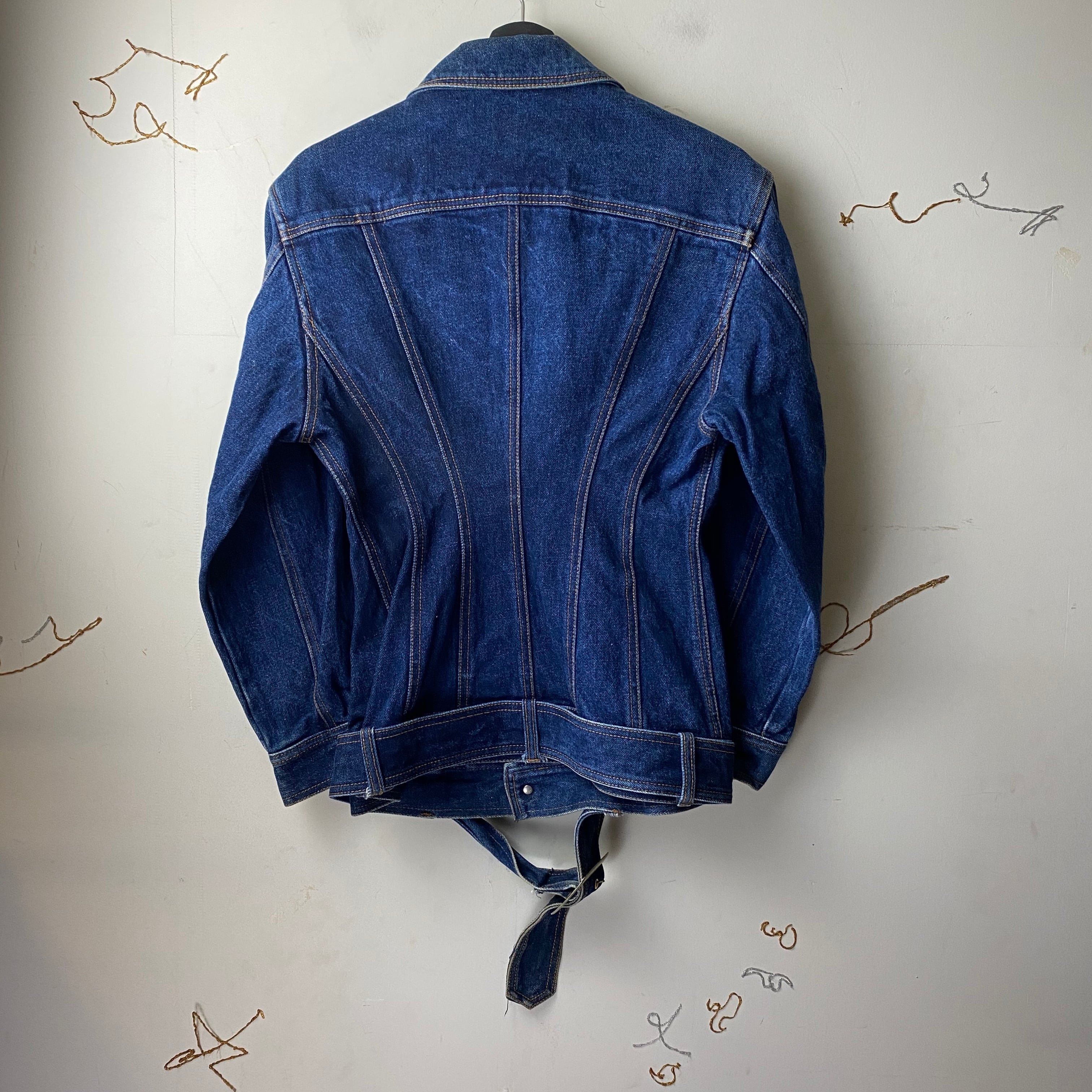JEAN PAUL GAULTIER waist shaped denim jacket | NOIR ONLINE