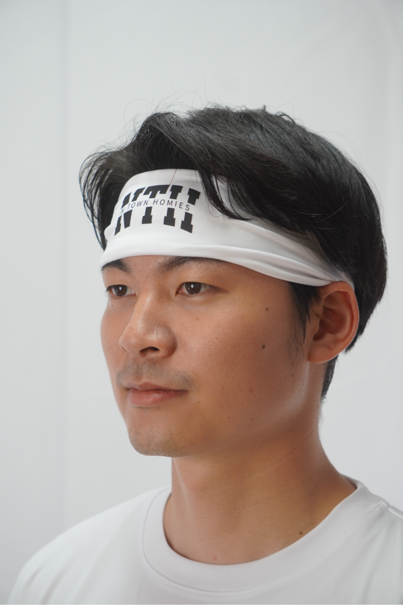 NTH LOGO HAIR BAND color White - 2