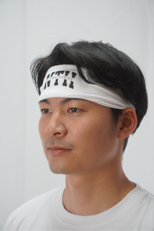 NTH LOGO HAIR BAND color White
