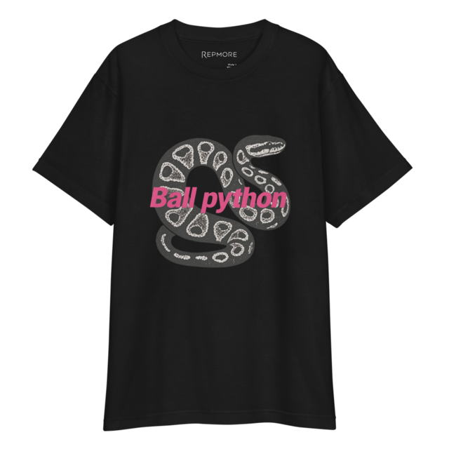 Ball python T-shirt　A0011