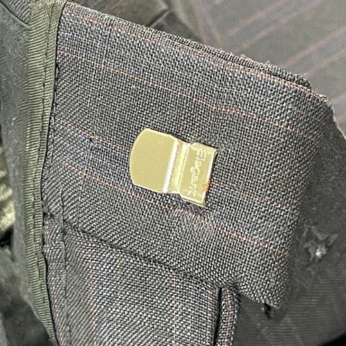 00s old PRADA stripe イタリア製 48 slacks 詳細写真8