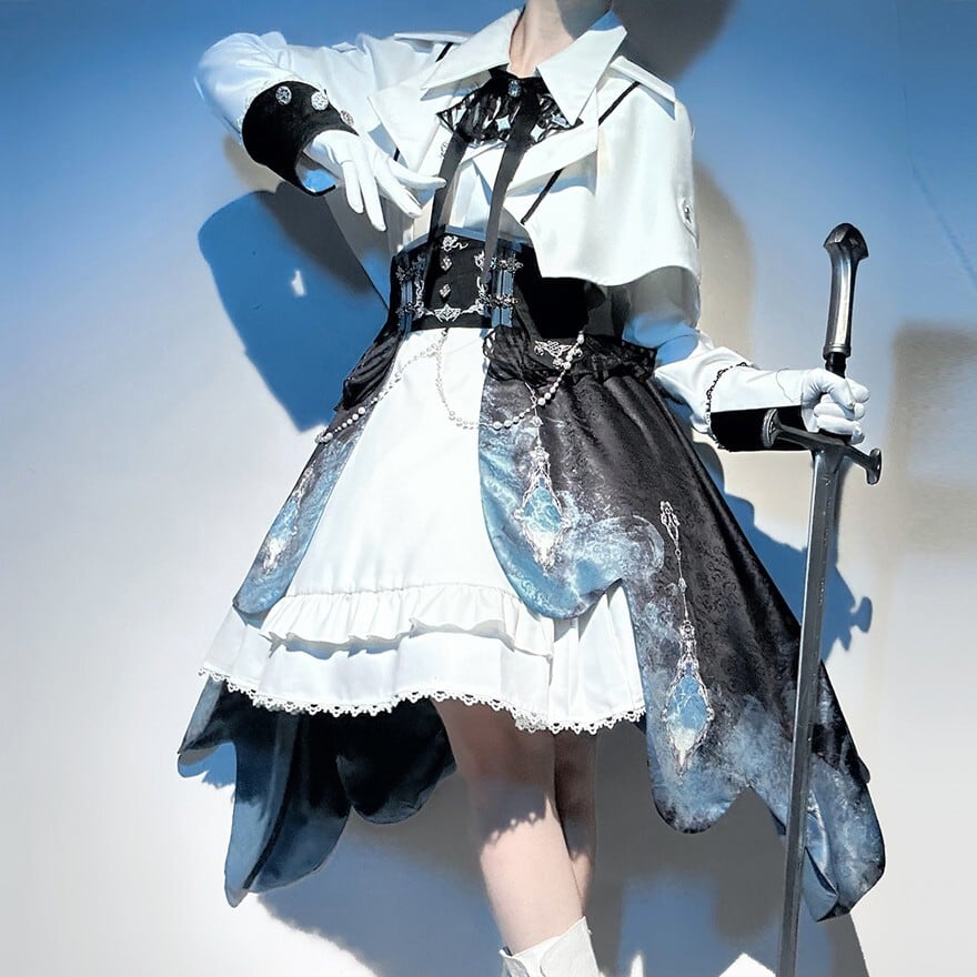 王子系ロリィタ 3点セット ミリタリー軍服×男装女子 舞台向け｜WithU