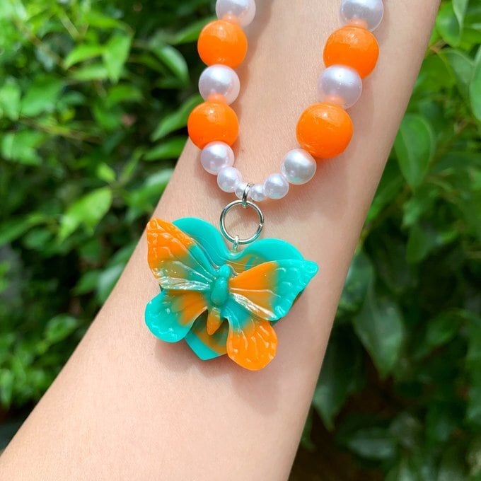 レジンネックレスNo.1207 レジンネックレスNo.1207