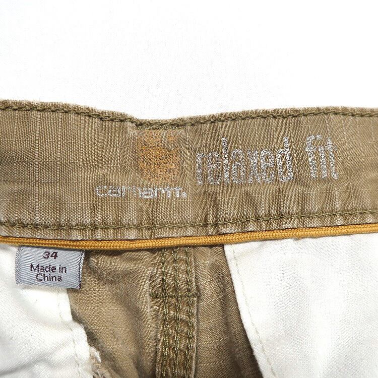 古着 カーハート CARHARTT RELAXED FIT リップストップ カーゴショート