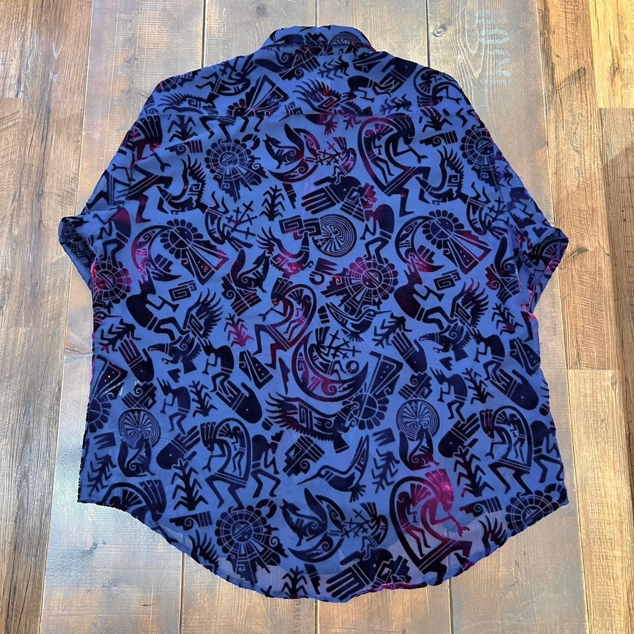 VELVET KOKOPELLI L/S SHIRTS(Navy) - 2