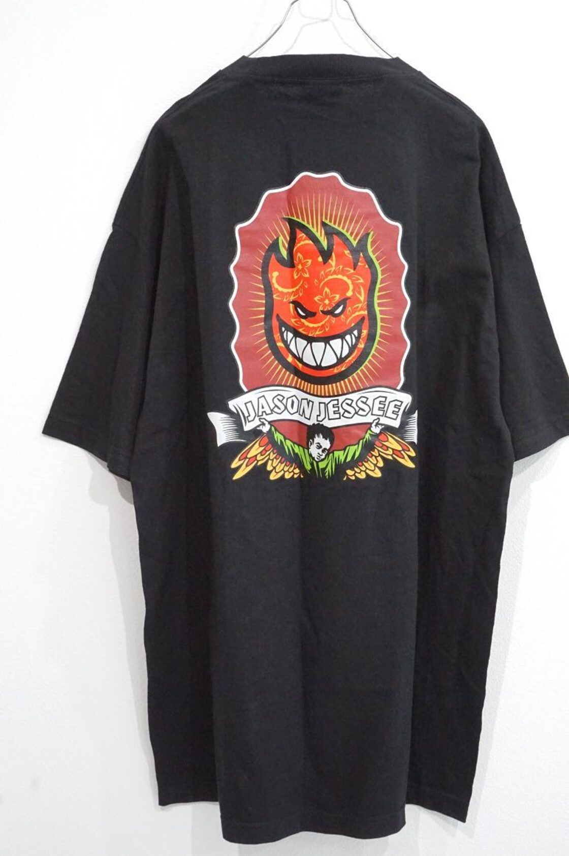 DEAD STOCK!! SPITFIRE × JASON JESSEE コラボTシャツ ブラック 表記 