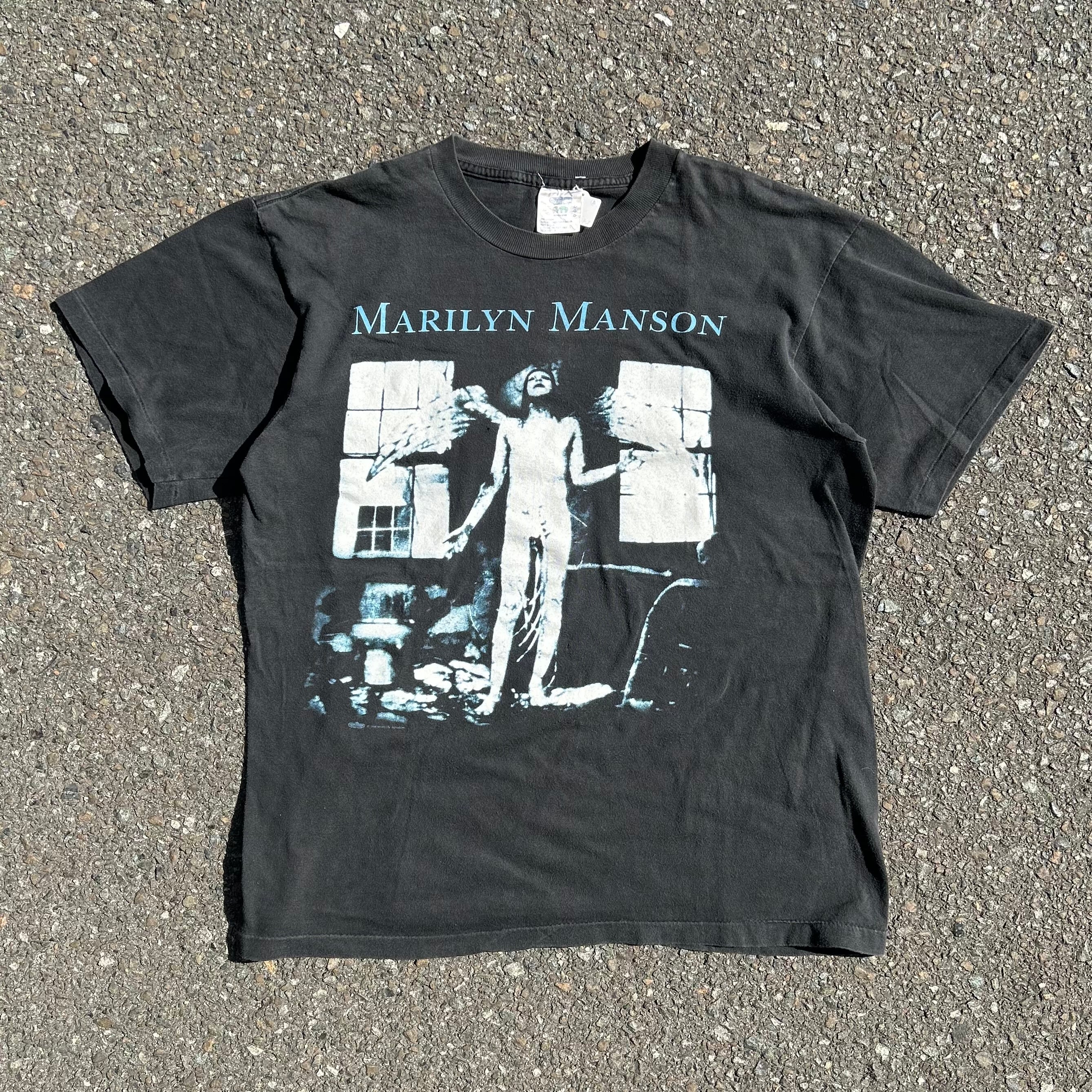 極上個体】90's Marilyn Manson Tee “Hello My Name Is Marilyn Manson