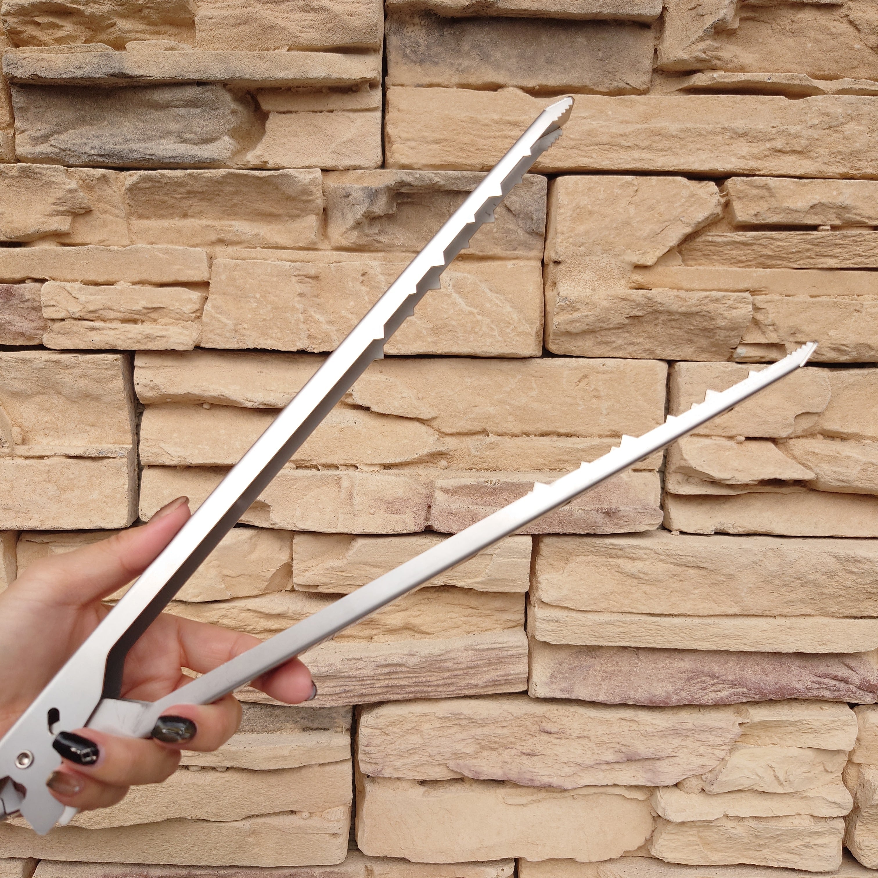 DUCKNOT ダックノット】 薪バサミ B.S.T 〈レザー：ブラック〉 | CAMP