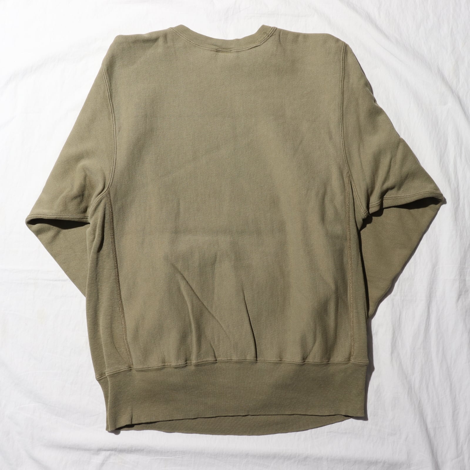 美品 L USA 90s オリーブ無地 Champion Reverse weave リバース
