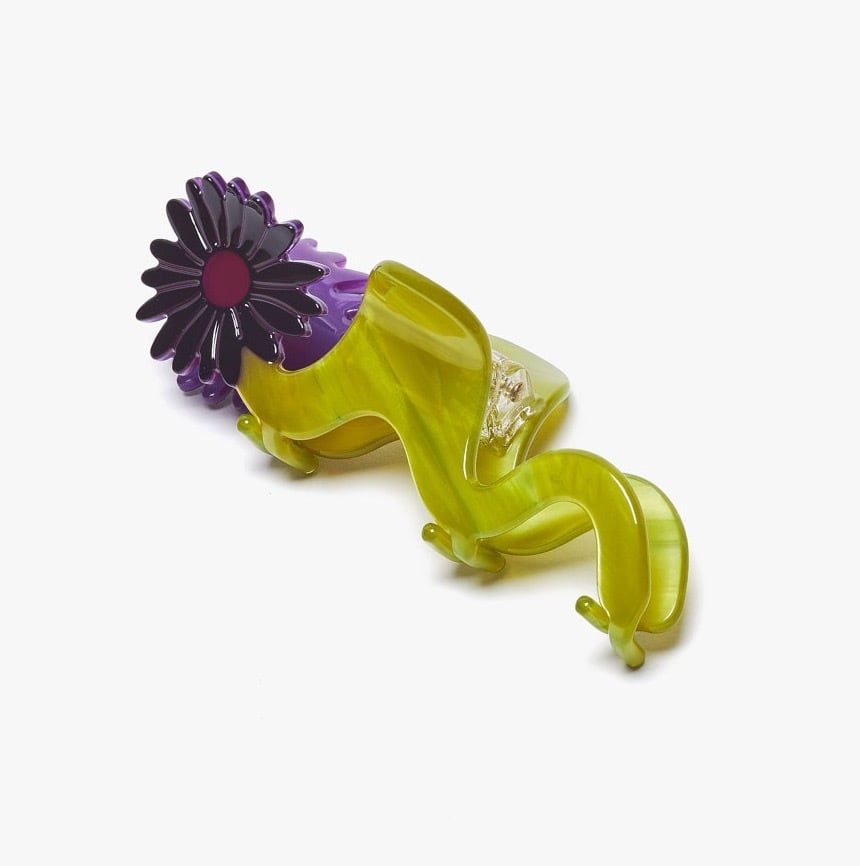 【Winona Irene -Wavy Daisy hair claw-】