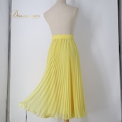 社交ダンス 衣装 スカート イエロー系 チャコット Chacott 日本製 無地 シンプル 黄 プリーツスカート ダンス衣装 レディース レッスンウェア 練習着 華やか 明るい かわいい おしゃれ 上品 軽やか 透け感 プリーツスカート ロングスカート ダンス スカート パステル イエロー系 ライムイエロー系 ウエストゴム サイドファスナー 裏地なし 透け感 ふんわり フレア シンプルデザイン 無地 韓国風 きれいめ 大人かわいい 発表会 レッスン 練習着 フラメンコ風 スタンダード タンゴ ドレス