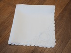 リネンナプキン　花とツタのアイレット刺繍（16） 画像1