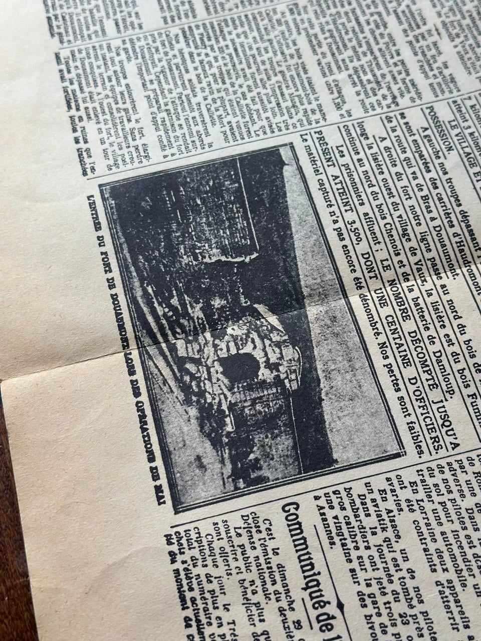 フランス新聞 Le Petit Parisien 記念復刻シート | Brocante de La