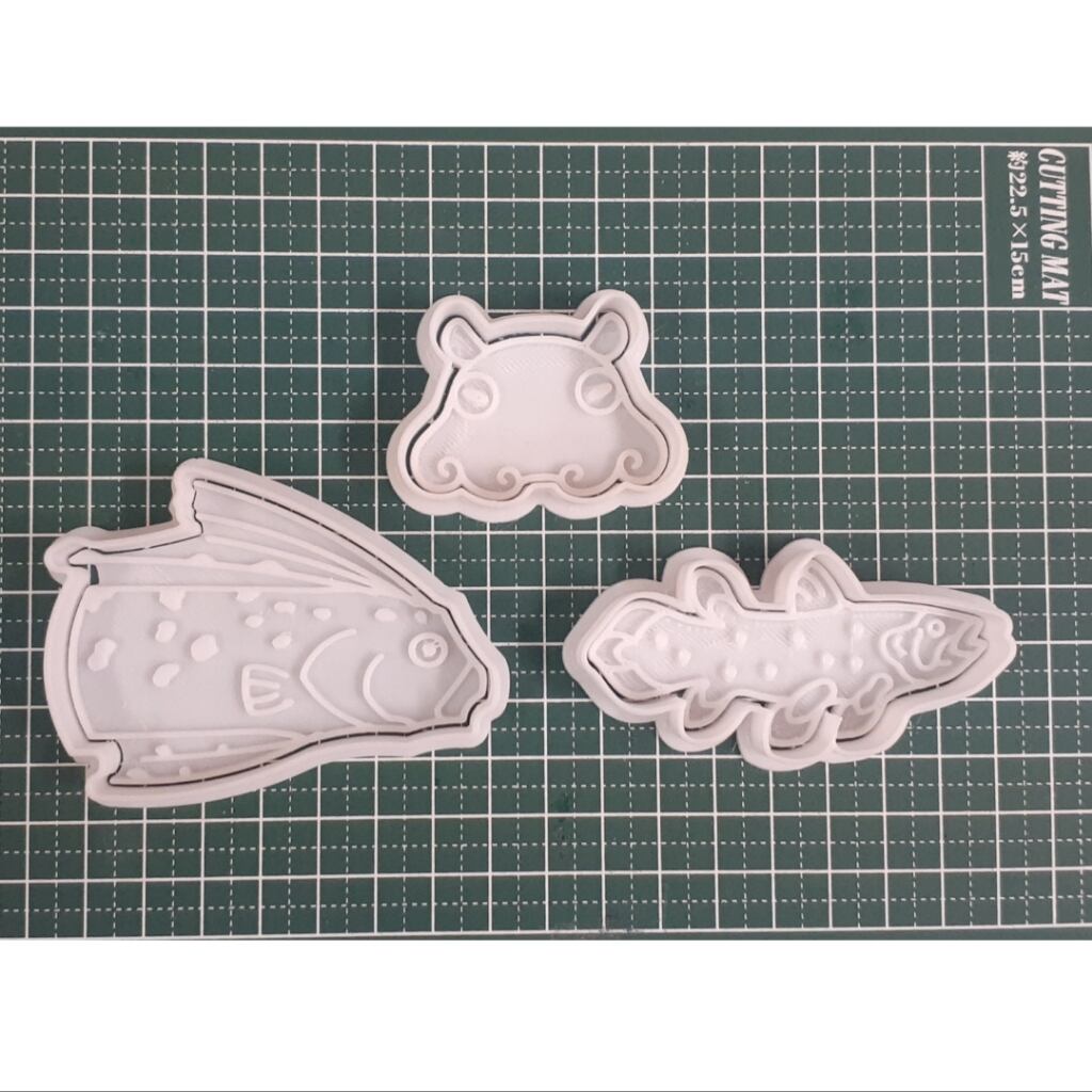 クッキー型 深海魚 3点セット | SAKURA3DLAB