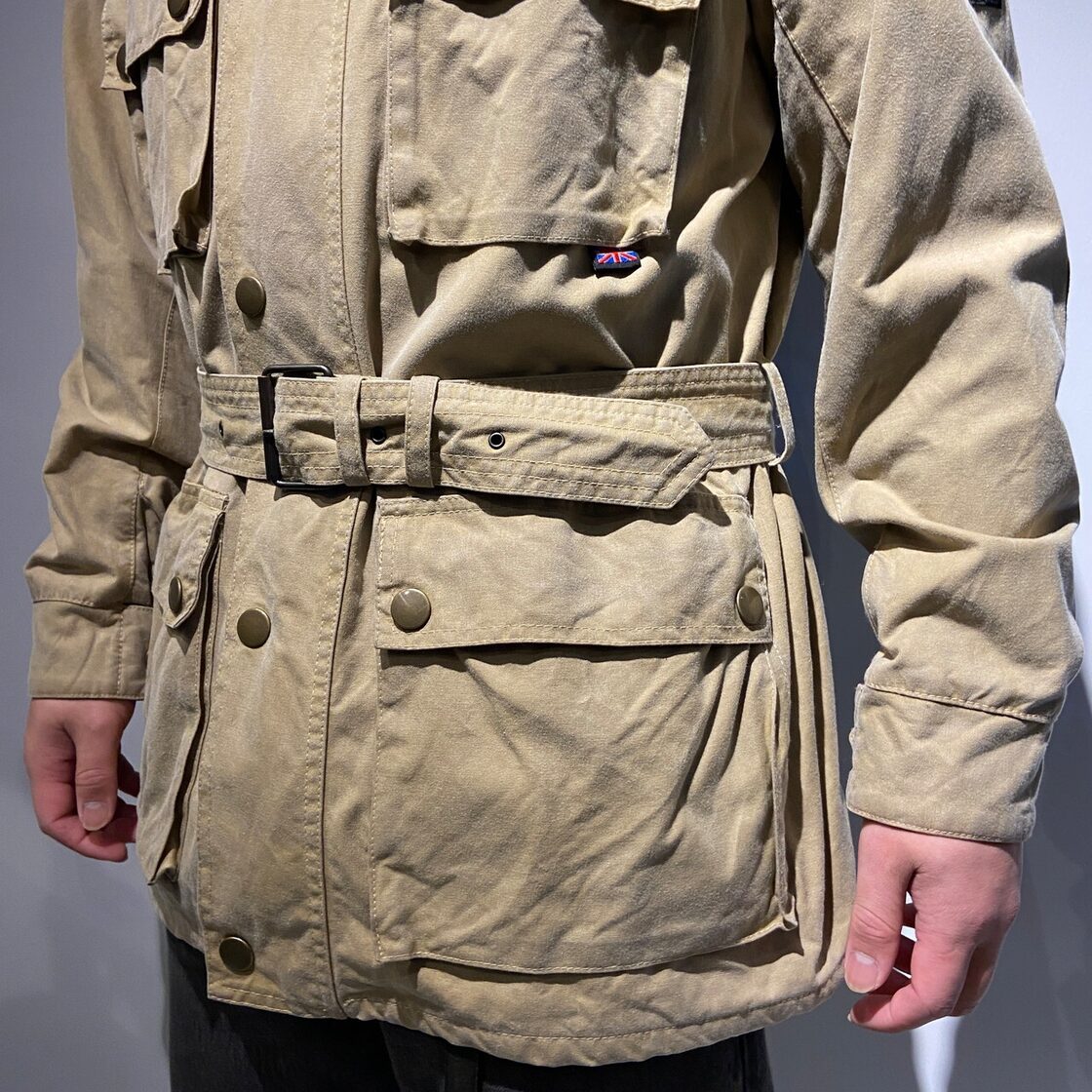 Belstaff ベルスタッフ イギリス製 コーデュロイ襟 コットンジャケット 