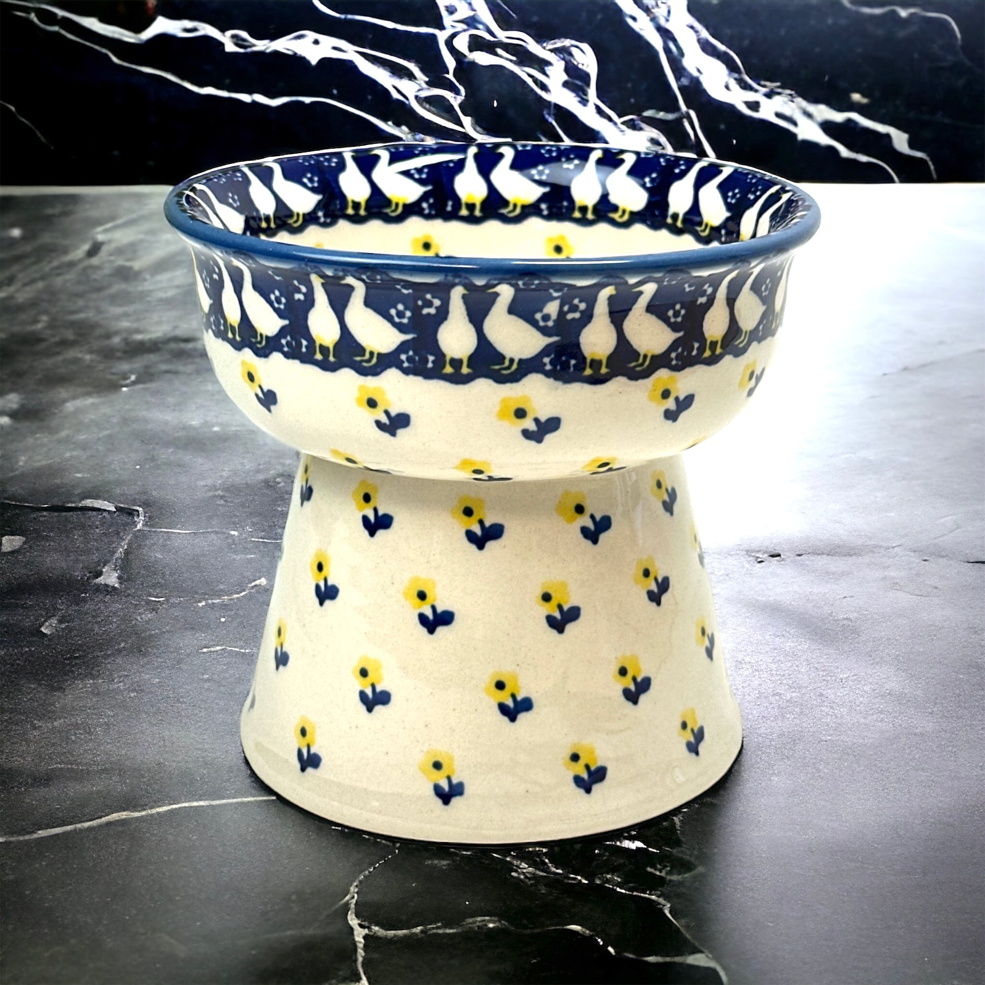 ポーリッシュポタリー ペットボウル 猫 小型犬用 P37-ALC63 | PAYSAGE