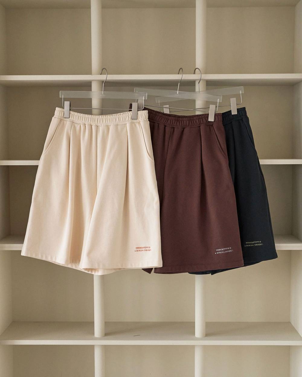 anuke(アンヌーク) Embroidery Half Pants | サウスオレンジ｜メンズ
