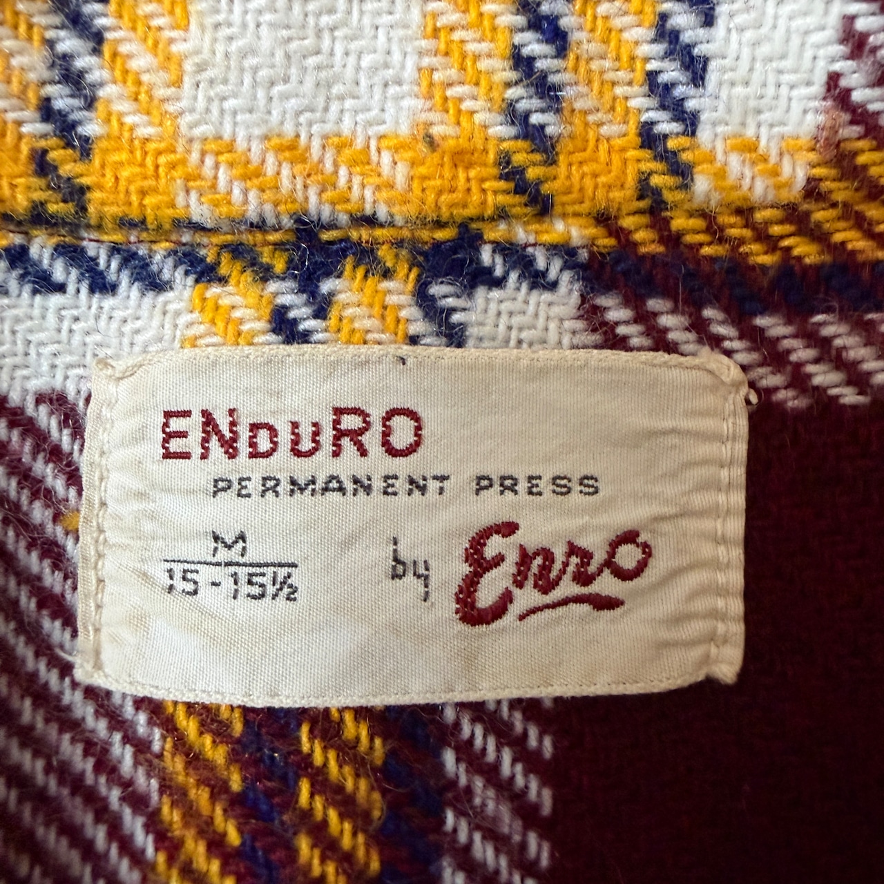 ～70's ENDURO Acrylic Flannel Shirt USA 90年代 アメリカ アクリル フランネルシャツ ヴィンテージ ビンテージ  TT2026-0054 - 6
