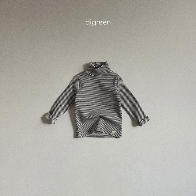 《即納》送料無料　daily stripe turtleneck