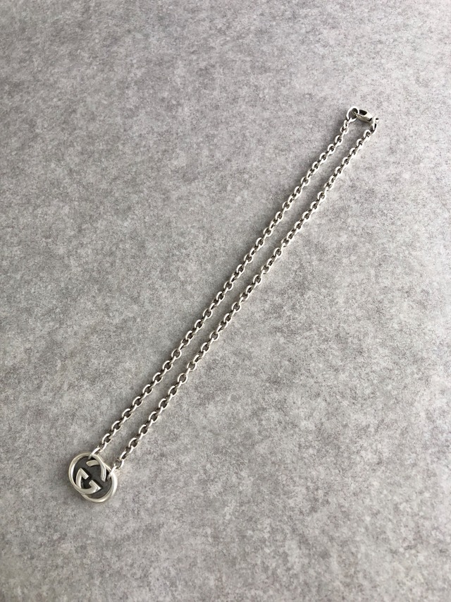 GUCCI グッチ ネックレス シルバー インターロッキングG 925 vintage ヴィンテージ オールド tczbmc