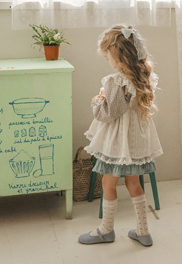 ※お洋服と同梱限定※【1/31〆予約】<flo>  Cindy knee socks