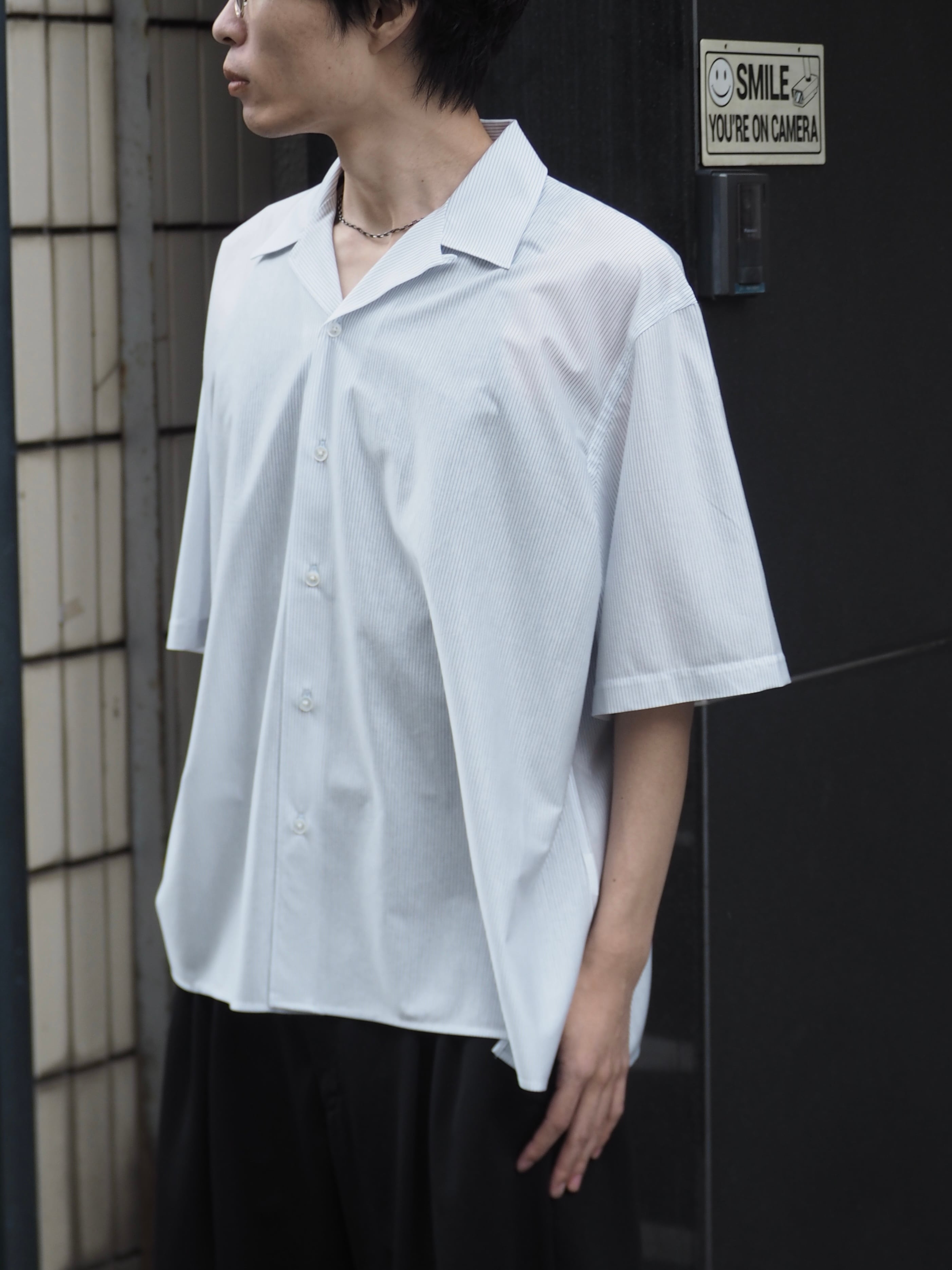 LAST1】KANEMASA PHIL. 46G Stripe Ether Shirt(WHITE BLUE