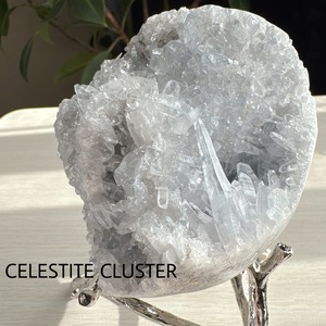 マダガスカル産　セレスタイト　原石　天然石