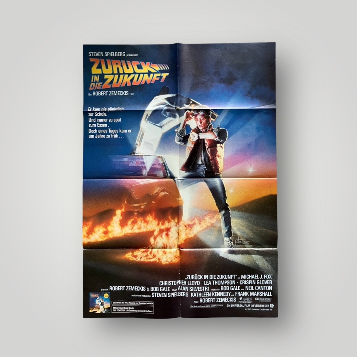 1985「Back to the Future 」ドイツ版映画ポスター A1 Size | woodmarquee