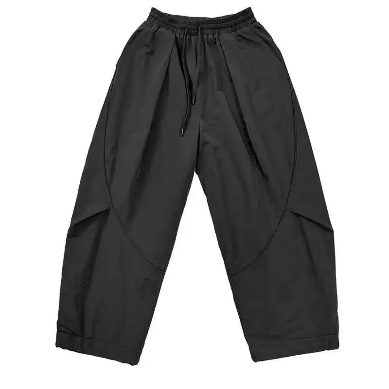 裏起毛グレービックシルエットパンツ　1097