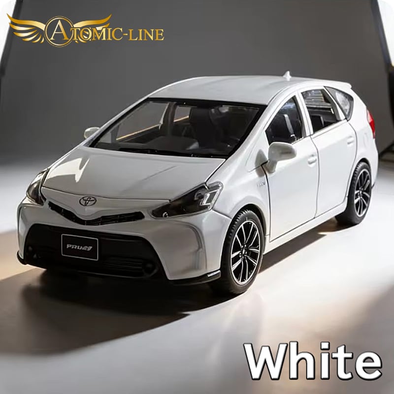TOYOTA プリウスα 1/28 ミニカー 全3色 ライト点灯 エンジンサウンド