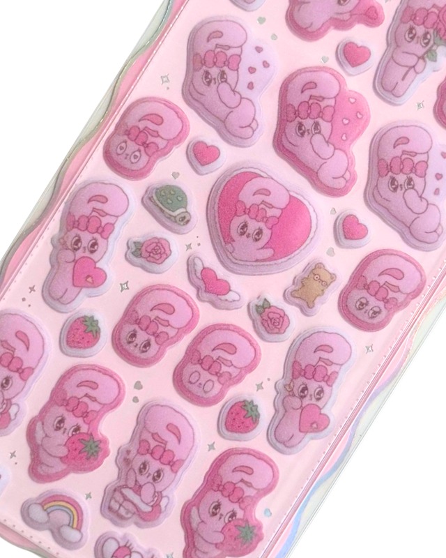 クラックス　コットンパフィシール　エスターバニー　リボン