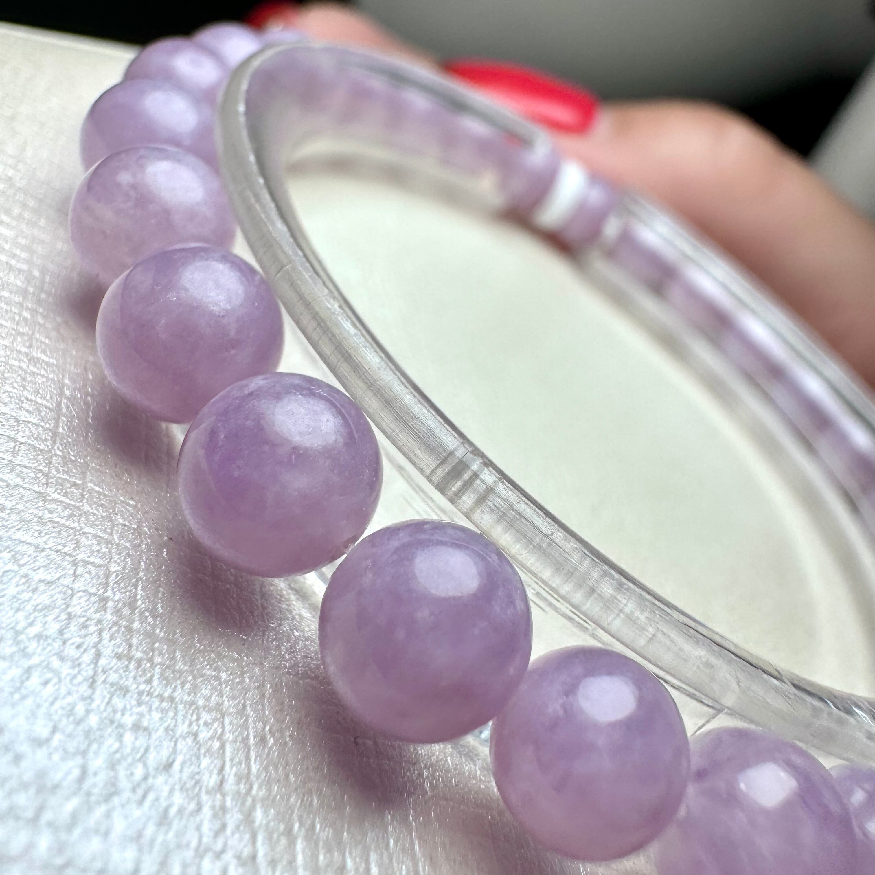 no.M1 パープルマイカインクォーツ 約5.9-6.4mm