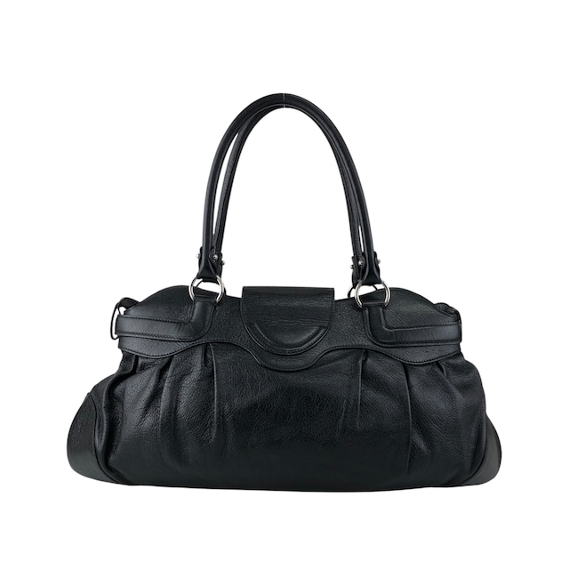 Salvatore Ferragamo サルヴァトーレ フェラガモ ハンドバッグ ブラック ガンチーニ レザー vintage ヴィンテージ オールド igucky