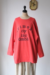 Marimekko red arch logo heavy cotton top