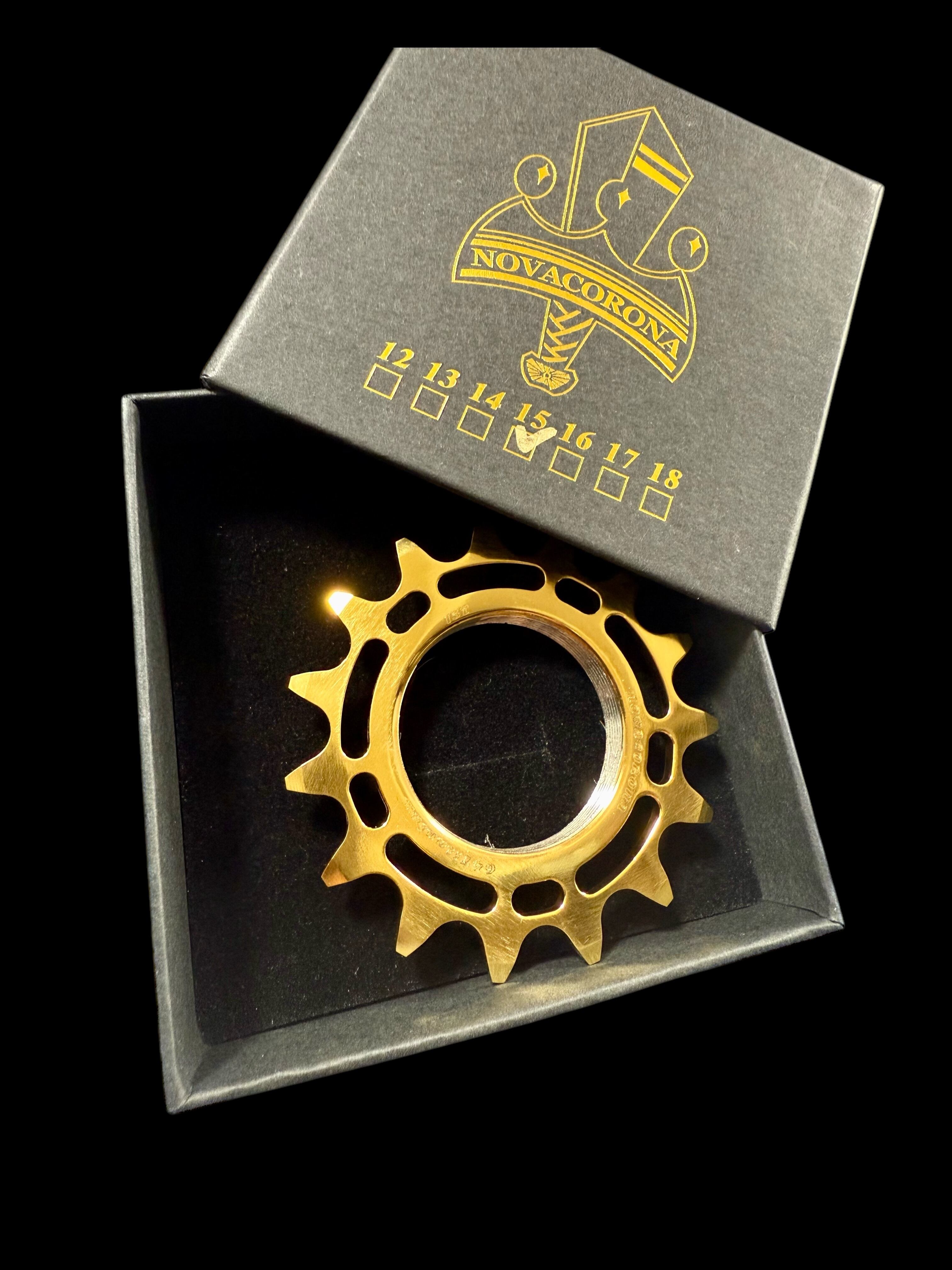 NOVACORONA チタンコグ 18T DLC ピスト 小ギアPIST6認定 NOVACORONA チタンコグ 18T DLC ピスト 小ギアPIST6認定 NOVACORONA