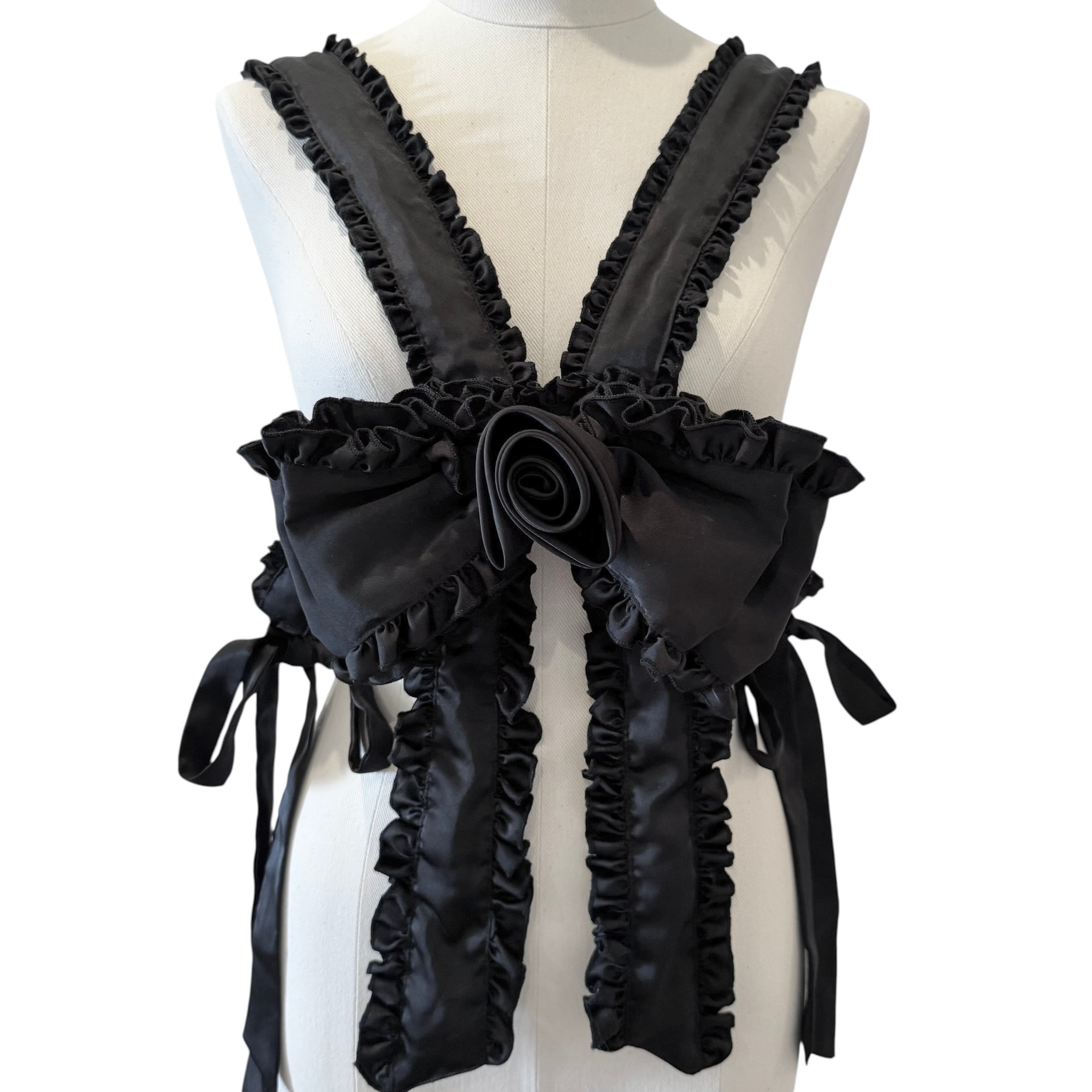 リボンローズハーネス BLACK