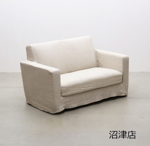 【沼津店】北の住まい設計社 ナチュラル モダン リネン 2Pソファ 2シーターRBT17169