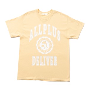 ALPSDR COLLEGE LOGO SS TEE / LIGHT YELLOW