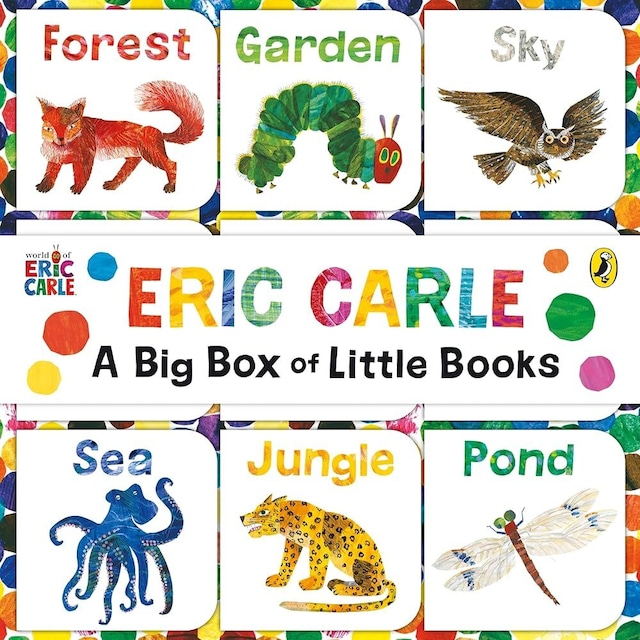 洋書「ERIC CARLE A Big Box of Little Books」 - メイン画像