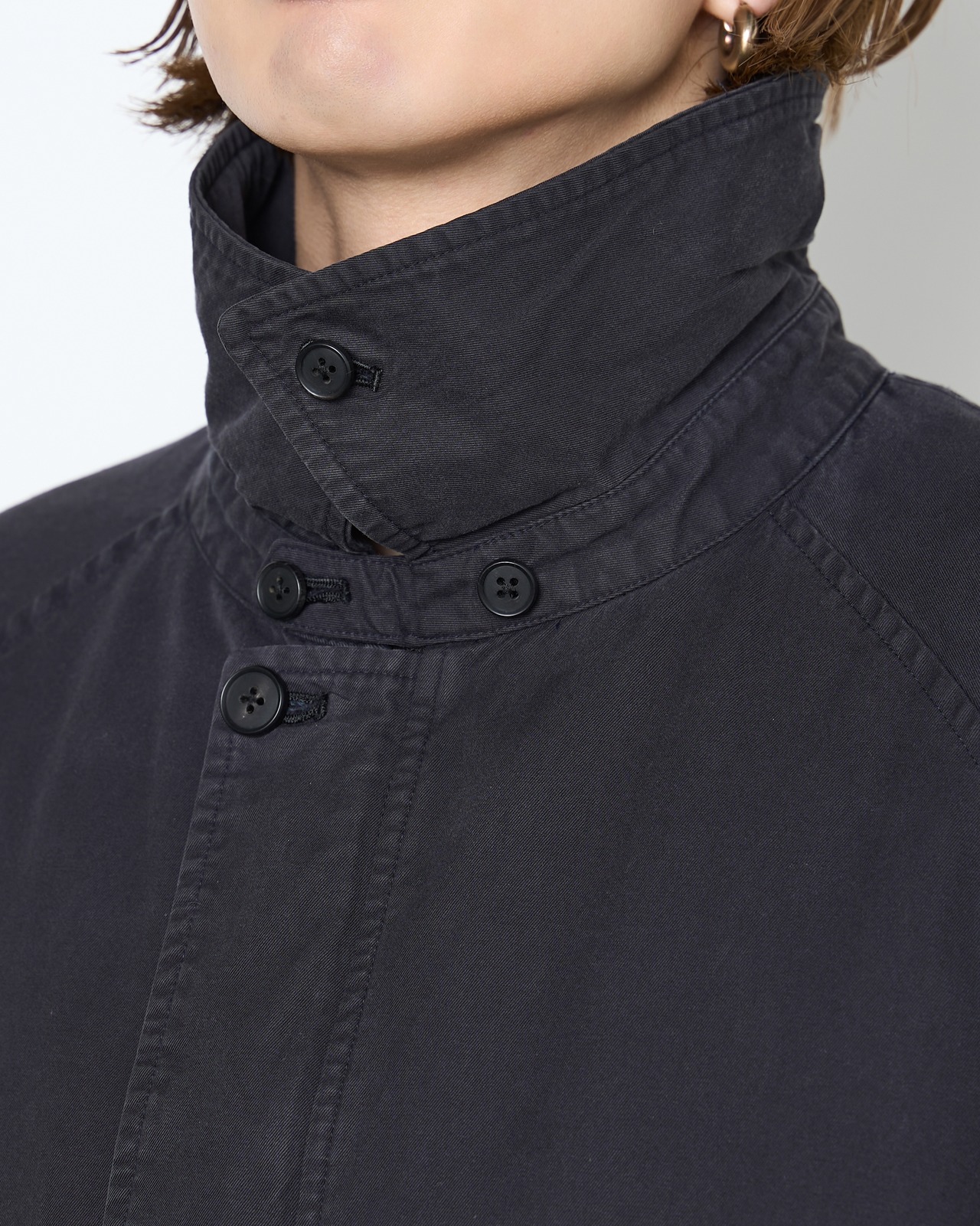 ssstein "VINTAGE HARRINGTON ZIP JACKET〔BLACK〕"