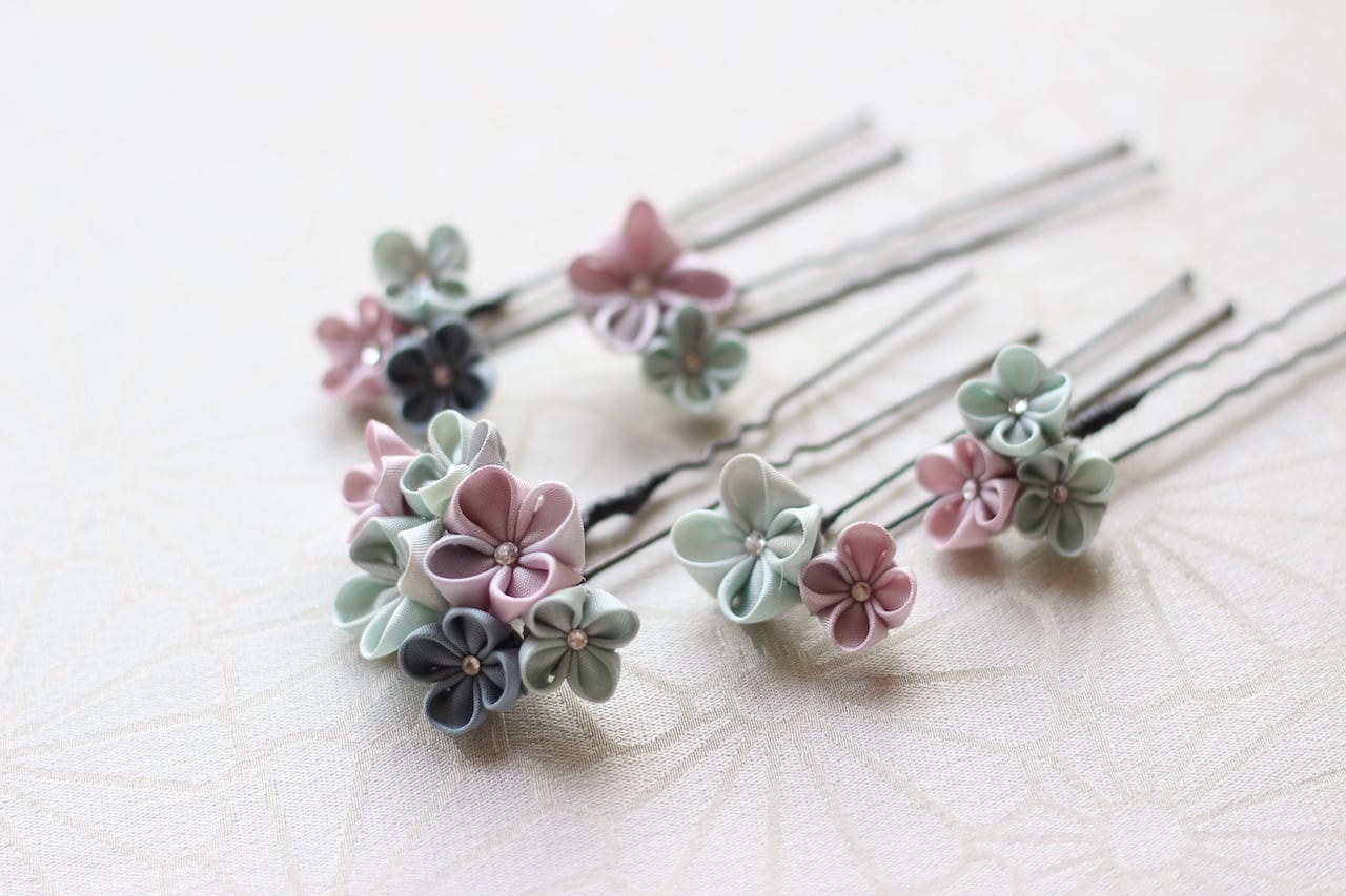 紫陽花のUピンセット