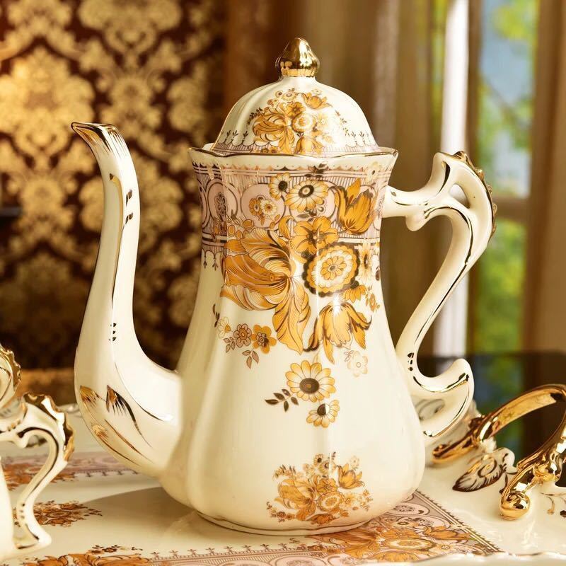 西洋ティー・コーヒーカップセット カップ6客セット 花柄姫系 西洋ティー・コーヒーカップセット カップ6客セット 花柄姫系