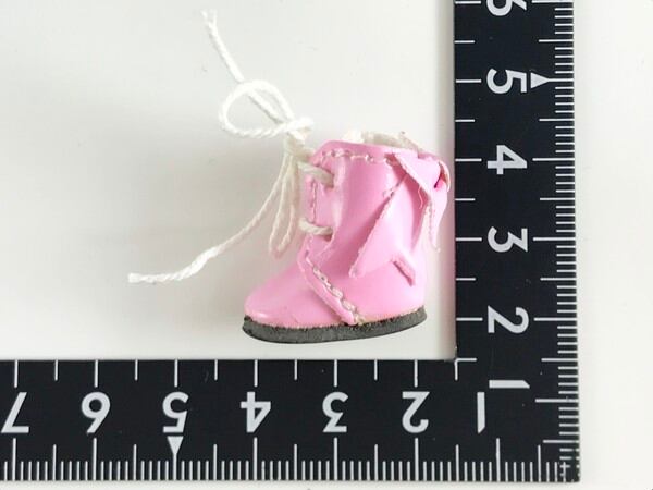 ドール靴 1/6 オビツ11 リボンブーツ SBB007PNK MW - 画像2