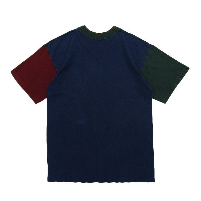古着 USA製 プリントTシャツ ネイビー グリーン バーガンディ 
