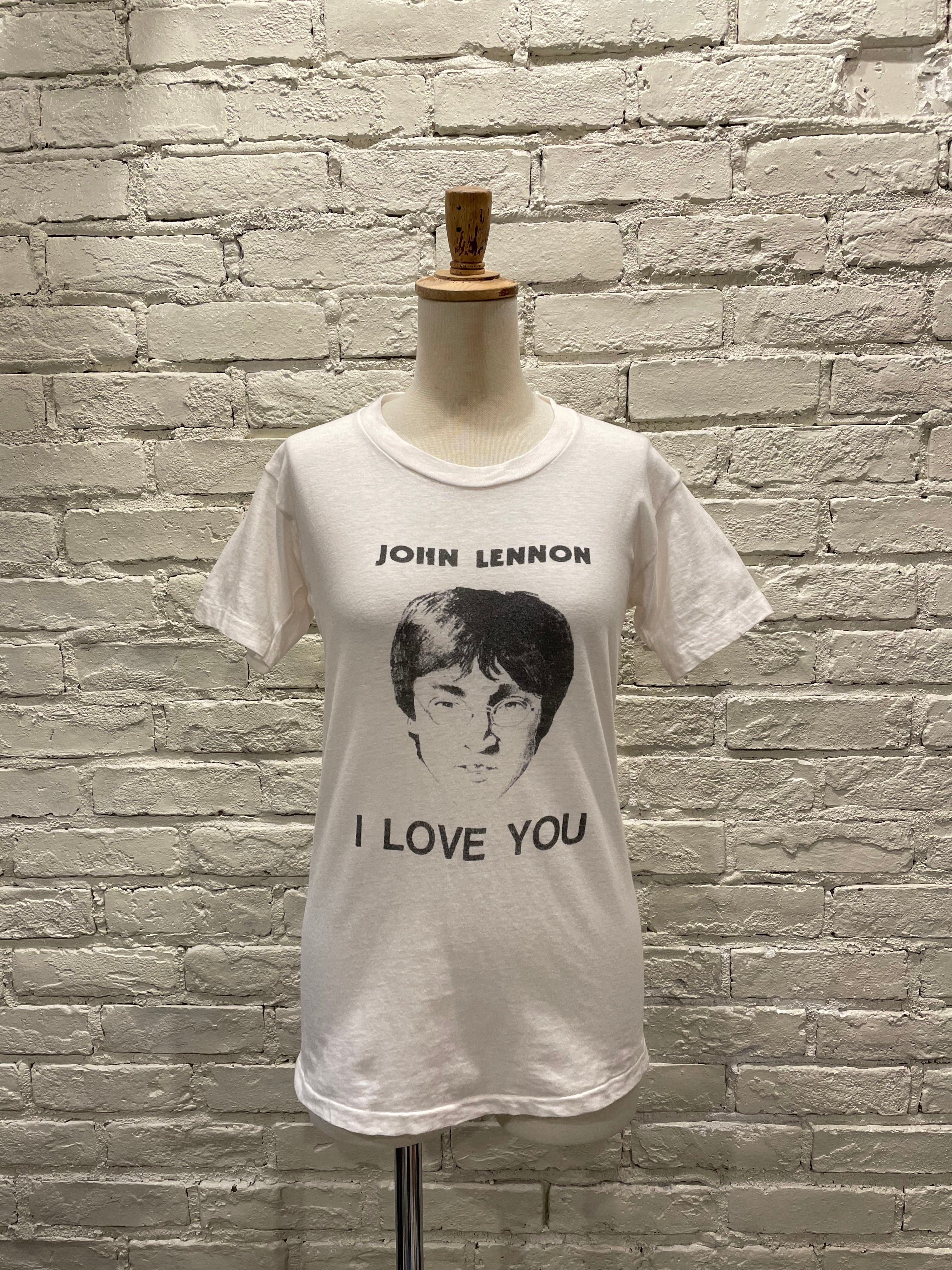 70年代 John Lennon ヴィンテージプリントTシャツ 【ジョンレノン ビートルズ フルーツオブザルーム】 | Used & Vintage  Clothing 『VALON』『Lanp』 powered by BASE