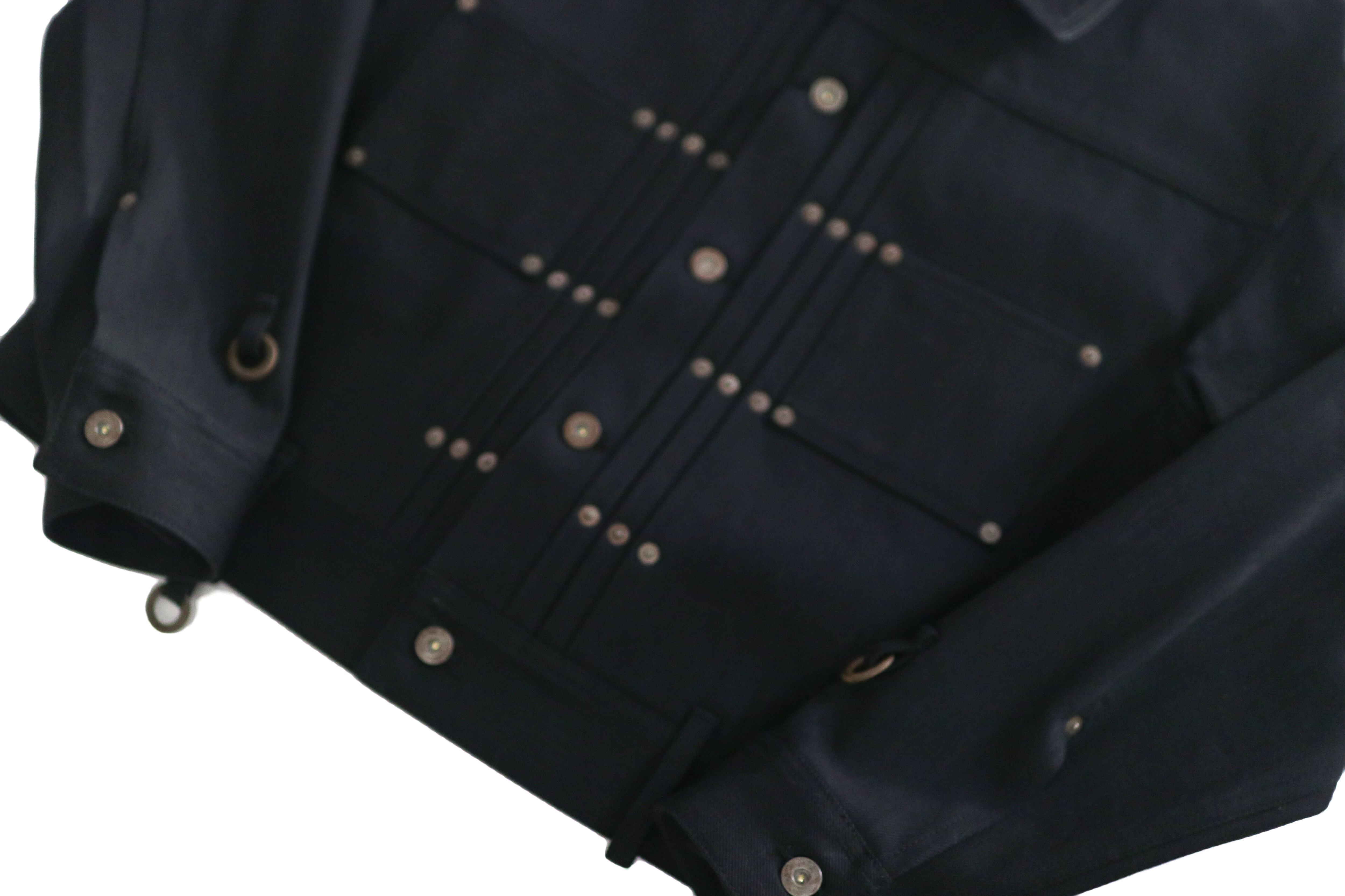 SOSHIOTSUKI BDH DENIM JACKET (BLACK) S21SSBL01 | IAAAM SOSHIOTSUKI BDH DENIM JACKET (BLACK) S21SSBL01 | IAAAM