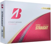 BRIDGESTONE(ブリヂストン)ゴルフボール SUPER STRAIGHT 2025年モデル 12球入 パールホワイト T5GX