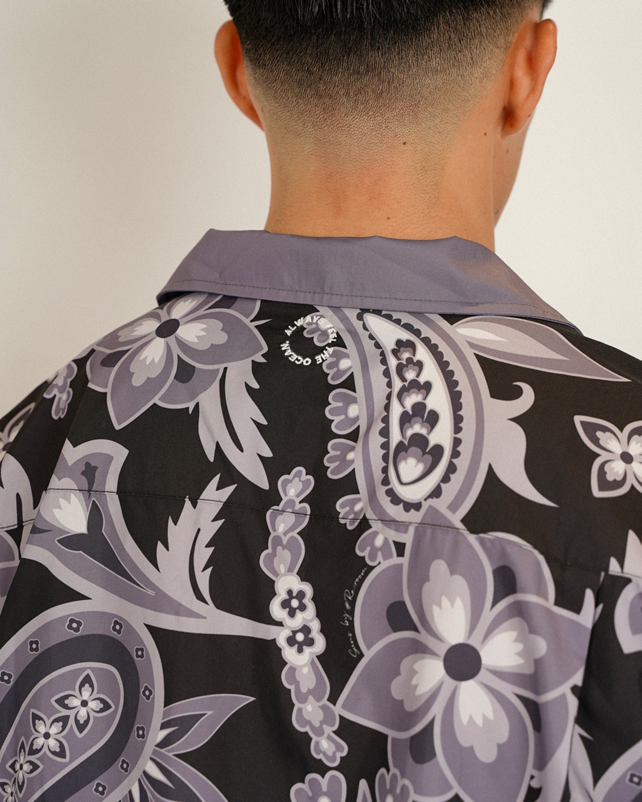 【SUNS】PAISLEY PATTERN OPEN COLLAR SHIRTS［RSS025］