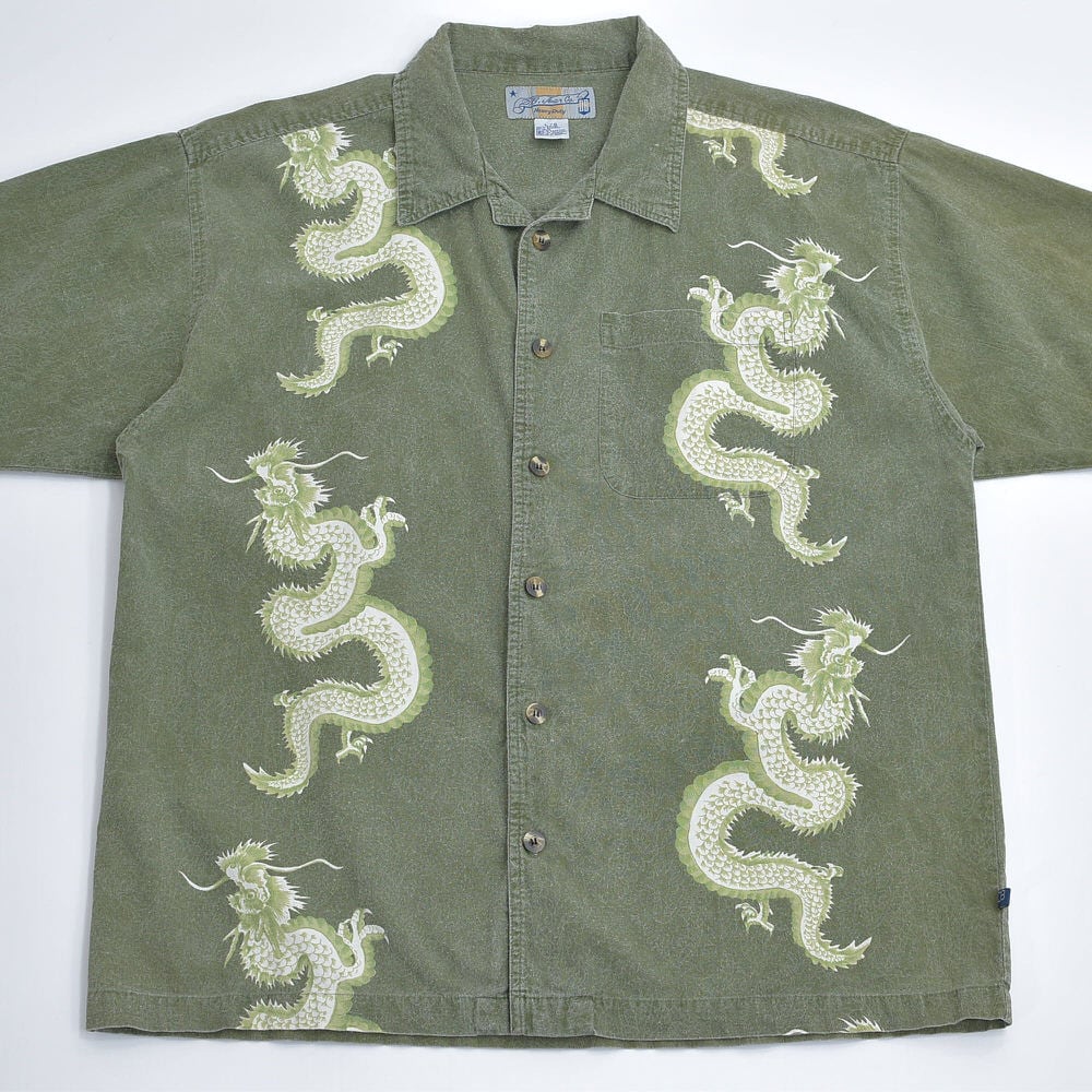 90s D.B. Jean Co. ディービージーンカンパニー ドラゴン 総柄